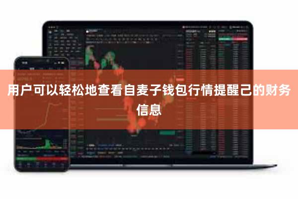 用户可以轻松地查看自麦子钱包行情提醒己的财务信息